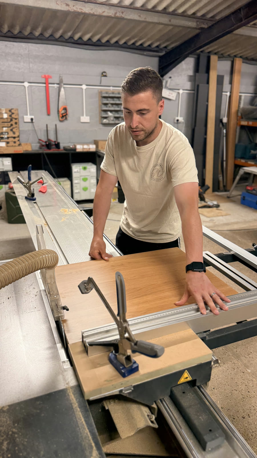 David Wright, owner of Wrightwood Bespoke Carpentry