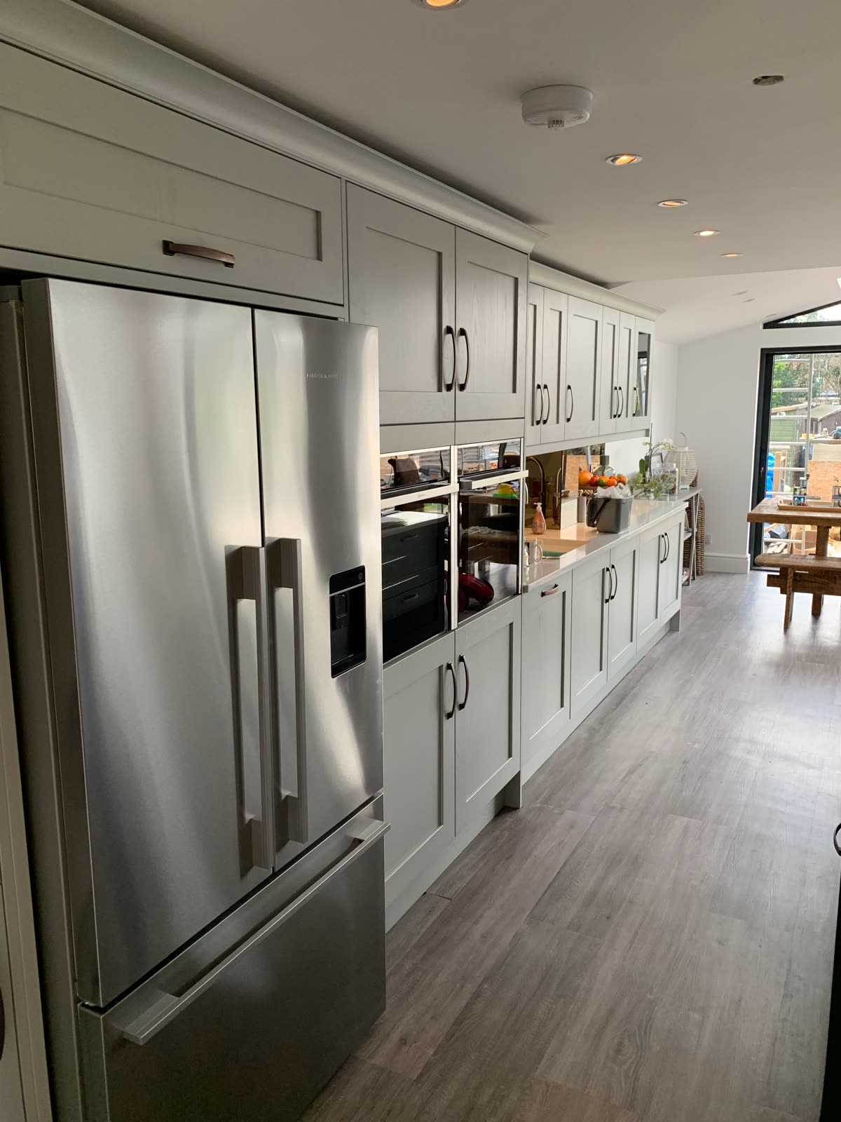 Modern light Grey Shaker Kitchen